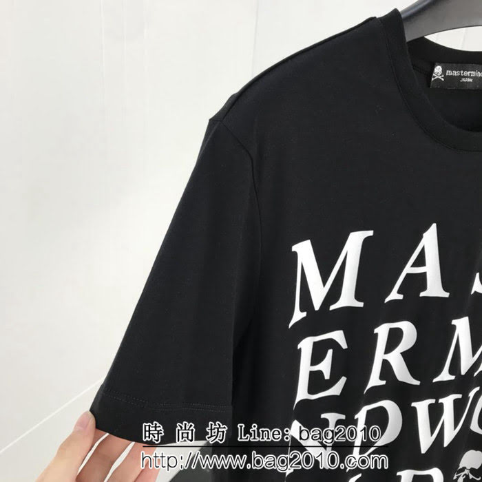 MMJ Ｍastemind world19AW早春新款 英文字母印花骷髏 純棉短袖 男女同款 ydi2160